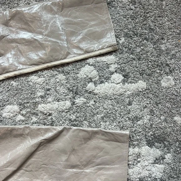 Agolde Two Tone 90s Leather Pants straight leg - Picture 13 of 15